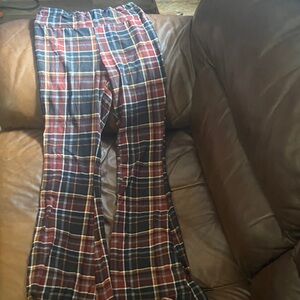 No Boundaries Multicolor Plaid Pajama Pants